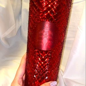 24oz Jeweled Red Starbucks cup Christmas 2021